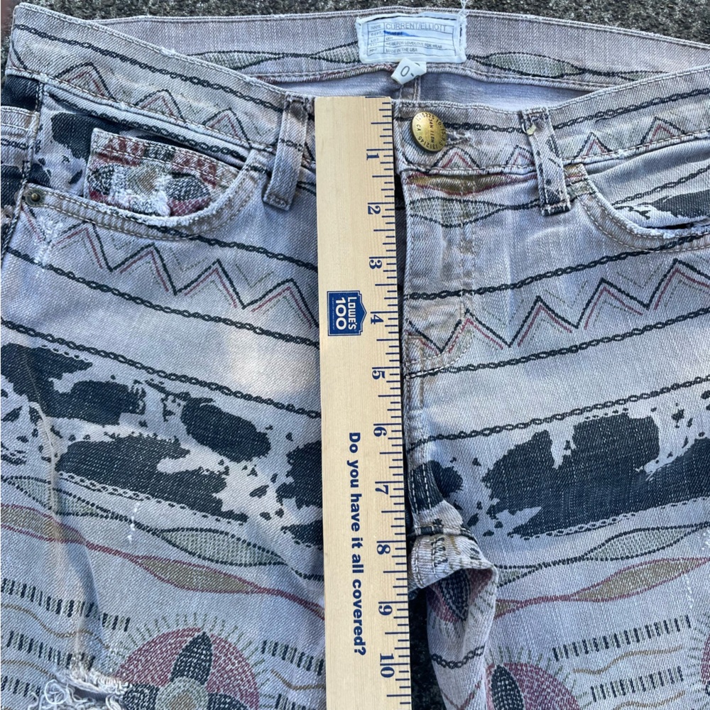 Current/Elliott Skinny Jeans Women’s Size 28 Tribal - Picture 12 of 16